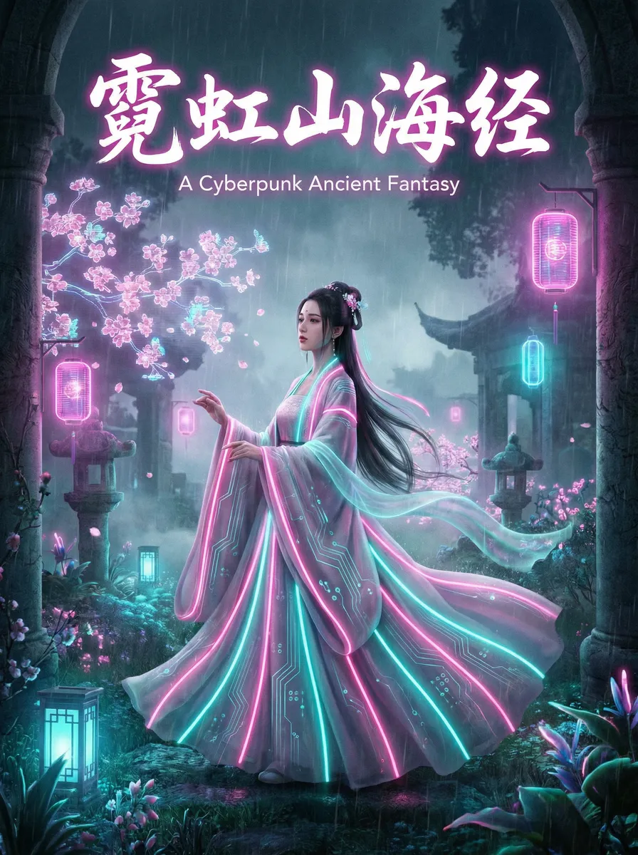 世界杯抖音直播 古风奇缘短剧 - 霓虹山海经海报